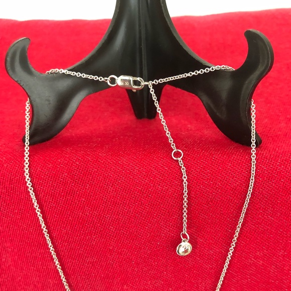 Silver and Swarovski crystal necklace - Picture 3 of 5